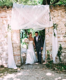 Matrimonio con tinte pastello